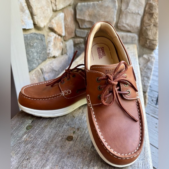 Samuel Hubbard Men’s Boat Shoe - 9.5 XW (Extra Wide) - Picture 1 of 7